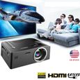 Portable 1080P Full HD Mini projecteur domestique Home Cinéma Support AV Disque dur mobile USB HDMI Carte SD Plug  VIDEOPROJECTEUR-3