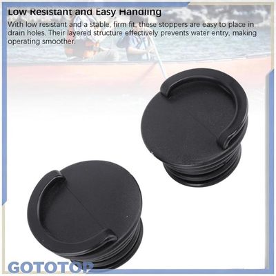 Lot De 4 Bouchons De Vidange Pour Bateau Et Kayak – 40 Mm, En Nylon, Universels, Faciles à Installer, Pour Rester Au Sec