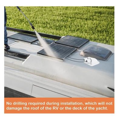 Passe-câble de Toit,MoreChioce Solaire Boîte de Câble en ABS Toit