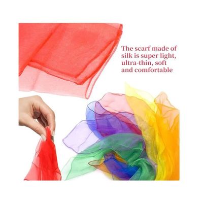 Foulard Danse Foulards À Jonglage Colorés Jongler Avec Une Écharpe