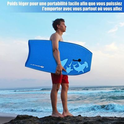 Body Board Super Héros 84 X 46 Cm – Planche De Surf Enfant Avec Leash De Sécurité – Idéale Pour La Plage, La Piscine Et L'apprentissage De La Natation – Dès 3 Ans