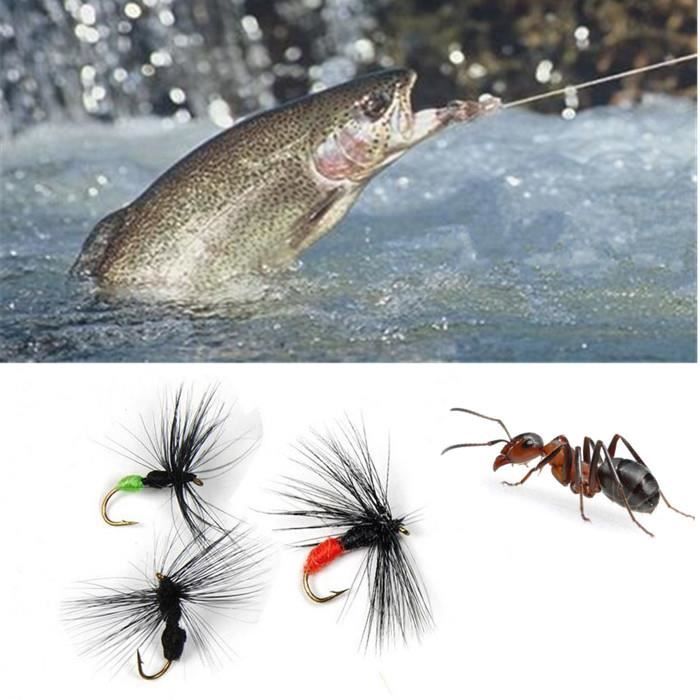 Kit 64 Leurres De Pêche MKNZONE - Mouches Artificielles, Nymphes, Streamers - Pour Truite, Brochet