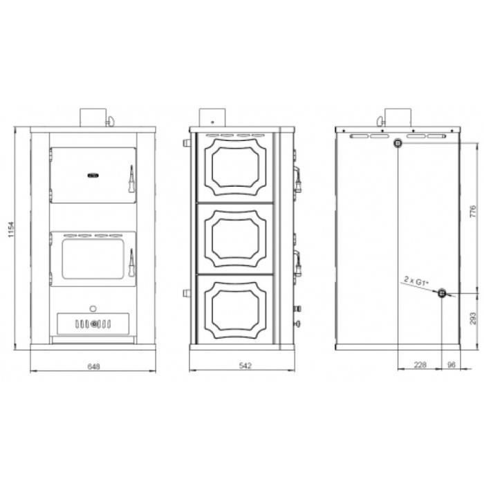 Poêle-chaudière à bois PRITY FG W20 | Prity - Poêles, Inserts & Cuisinières | La