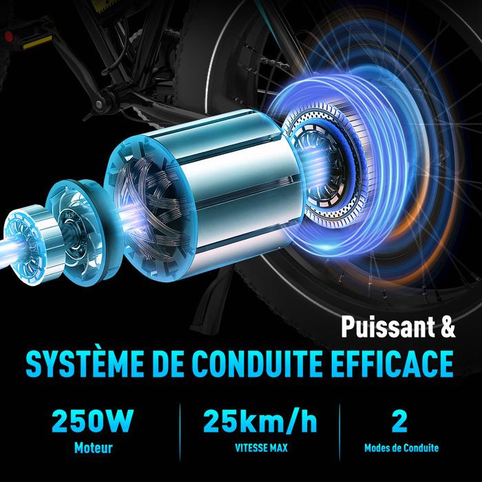 Fat bike électrique pliant boulanger outlet