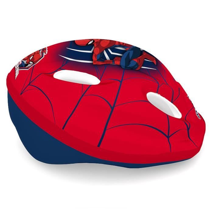 Casque De Vélo Intégral BSTCAR Spiderman Enfant – VTT, BMX, Avec Mentonnière Amovible, Pour 5 à 10 Ans, Tour De Tête 52-56 Cm