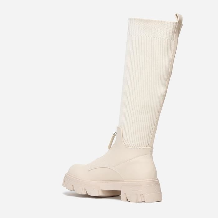 Bottes zip on sale devant
