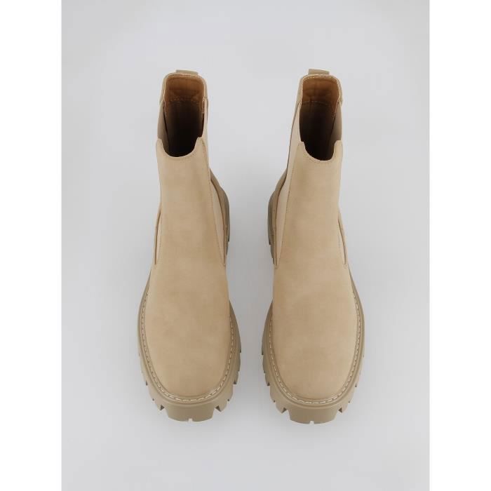 Bottines deals nubuck beige