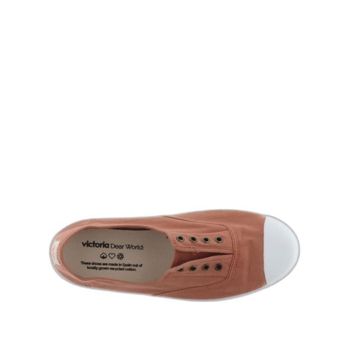Basket toile store elastique femme