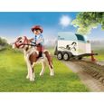 PLAYMOBIL - 70511 - Voiture et van pour poney - Country - Multicolore - 44 pièces-4