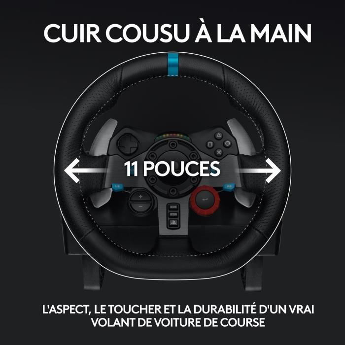 LOGITECH G29 Driving Force Volant de Course - Compatible PS5 - PS4
