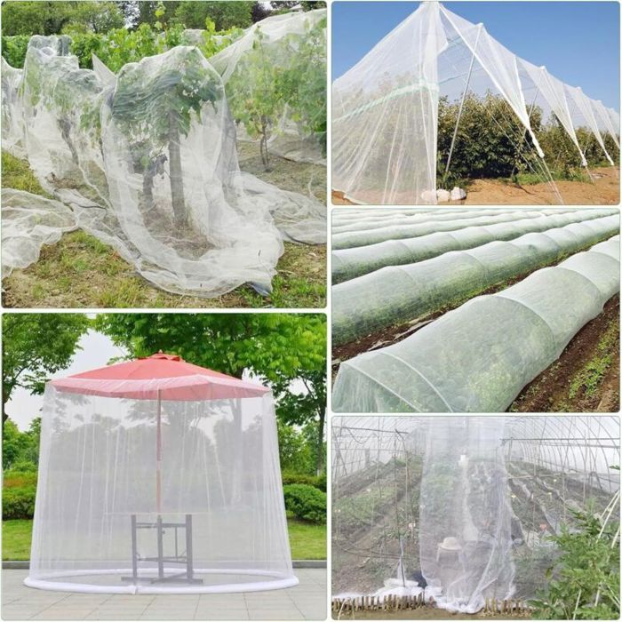 Filet Anti Insecte 2.5 x 6m Voile Anti Insecte Potager Filet de ...