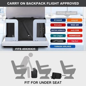 Hayayu Bagage Cabine 40x20x25 pour Ryanair Sac À Dos Voyage Cabine pour Wizzair Sac 40x30x20 Sac À Main Bagage Cabine Avion Sac de Sport Sac Weekend Sac de Voyage Excursions Courtes
