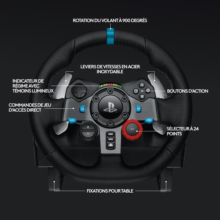 Volant de course T-GT II de Thrustmaster pour PS5/PS4/PC