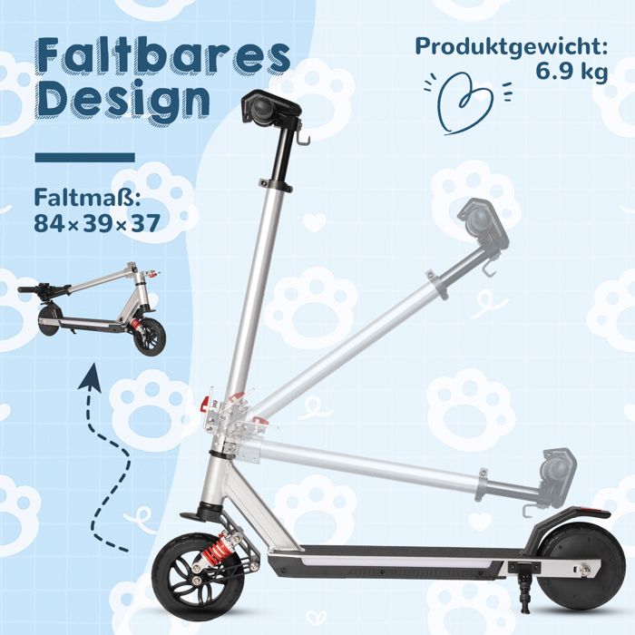 Trottinette électrique 8 Pouces Pliable,Pour Enfants Et Adolescents 10 Trottinette électrique 8 Pouces Pliable,Pour Enfants Et Adolescents 10