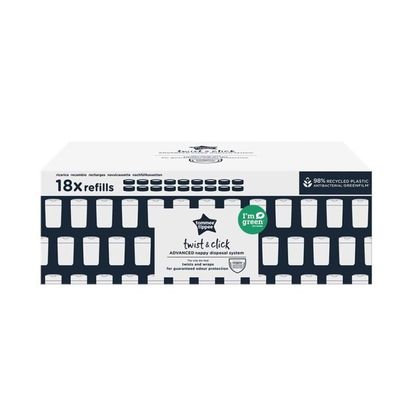 Lot De 10 Recharges Sacs Poubelle Couches Bébé - Film Anti-Odeur Pour Seau à Couches