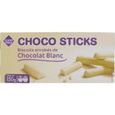 Biscuits sticks enrobés de chocolat blanc - 150g-0
