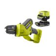 Elagueur à main RYOBI RY18PSX10A-120 - 18V - Fonction Brushless - Guide 10cm - Batterie lithium + chargeur fournis-0