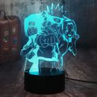 BRAND 3D Illusion Lampe Anime Naruto Mod&egrave;le 7 Couleur Led Enfants Night Light T&eacute;l&eacute;commande Tactile USB Lampe de