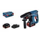 Perforateur SDSplus Bosch Professional GBH 18V-21, avec 2 batteries 4,0Ah et chargeur, en Lboxx - 0611911102
