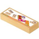 Jeu de plateau - NO NAME - DOMINOS DOUBLE FACE WOOD N PLAY - Enfant - Mixte - 3 ans - Bois