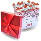 PRO DISTRI Assortiment de 50 Chocolats KINDER Schokobons et Mini Bueno dans une Boite " All you Need is Love" | Idéal à Offrir