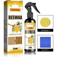 Natural Micro-Molecularized Beeswax Spray, Beeswax Spray Furniture Polish, Furniture Care, Used for Floor Table Chair Cabinet Home