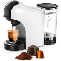 Cafetiere-machine a cafe-3 EN 1 Machine a Café Capsule,Compatible Nespresso, Dolce Gusto et café en poudre 
