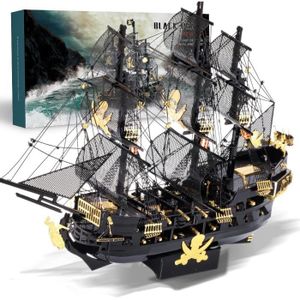 PUZZLE Puzzle 3D Metal Bateau Pirate Black Pearl, Maquett