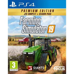 JEU PS4 Farming Simulator 19 Édition Premium Jeu PS4