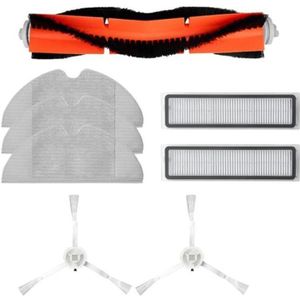 Lot Accessoires Aspirateur Xiaomi Mijia 1C - 1 Brosse Principale, 4 Brosses Latérales, 4 Filtres HEPA - Pièces De Rechange - 6