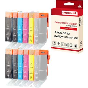 Cartouche D’encre Compatible Canon PGI570XL – Pour MG5750, MG6852, MG775, Etc.