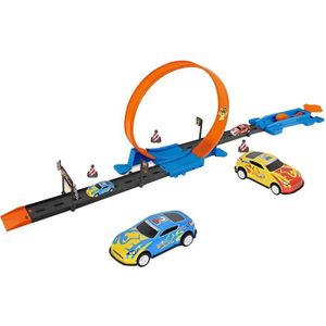 Brigamo Looping Traqueur de circuit de course avec voiture jouet 110 cm 