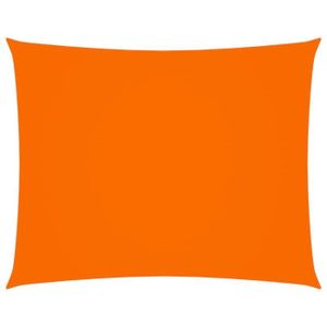 PARASOL WORD Design Voile de parasol Tissu Oxford rectangulaire 3x4 m Orange®ZHGWWZ® MODERNE