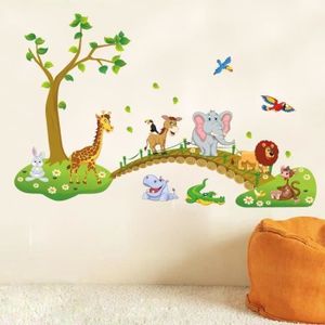 Decoration Mural Foret Chambre Enfant Achat Vente Pas Cher