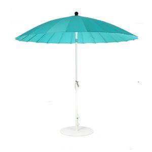 Rond Parasol De Jardin parapluie parasol plage protection solaire bleu ø1 8 m knickbar 