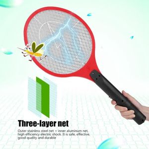 Raquette électrique anti-moustiques et tape mouches pas cher