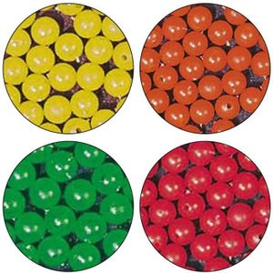10pc Perles Shamballas Résine 10x8mm Vert Fluo 4558550009265