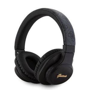 Casque Audio Sans Fil Guess Bluetooth 5.3 Noir - Arceau Ajustable, IPX4