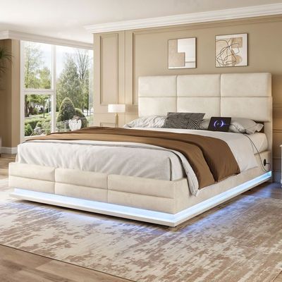 Lit coffre 140x190, tiroirs coulissants lit double, ports usb, sommier inclus, structure bois massif Lit coffre 140x190, tiroirs coulissants lit double, ports usb, sommier inclus, structure bois massif