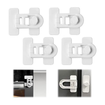 Blanc Lot De 2 Serrures De Réfrigérateur Pour Enfants, Maison Réfrigérateur Serrure De Porte Bebe Securite Refrigerateur Serrure Pour Porte De Refrigerateur Gel Porte 92486711 Blanc Lot De 2 Serrures De Réfrigérateur Pour Enfants, Maison Réfrigérateur Serrure De Porte Bebe Securite Refrigerateur Serrure Pour Porte De Refrigerateur Gel Porte 92486711