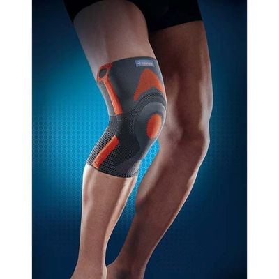 Genouillères Cachemire Gris – Bandage Thermique Chauffant – Pour Arthrite, Douleurs, Sport – Taille M Et XL