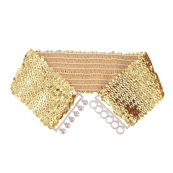 Ceinture élastique Noire Caveletti - Taille 46, Cuir, Occasion, Multipurpose