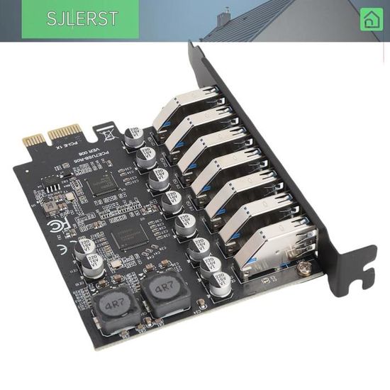 Carte D'extension Kalea Carte PCIe USB 3.2 Gen2 10Gbps - 2 Ports Externes ( Type-A Type-C) 2 Ports Internes - Double Chipset ASM3142 & VIA VL822