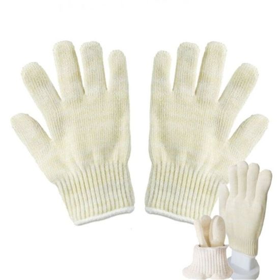 Gants De Barbecue Résistants à 300°C - Coton Et Silicone Antidérapant, Taille Unique
