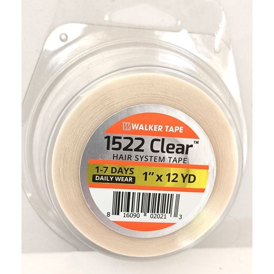 Rouleau De Ruban Adhésif Transparent Walker Tape 1522 Pour Extensions De Cheveux - Vinyle, 3"