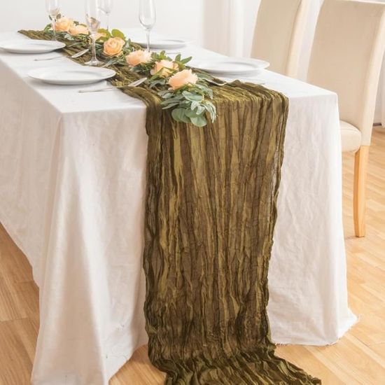 Chemin De Table En étamine, Style Bohème Rustique Et Bohème Pour