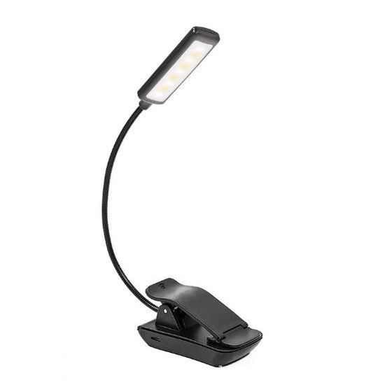BESTA - MXTIMWAN Lampe de Lecture, 9 LEDs USB Rechargeable Liseuse Lampe,  Gradation Progressive Lampe Livre, 3 Modes de Couleur (Blanc/Chaud/Blanc  Chaud), Pliable 360°et Flexible Lampe Clip pour Lire au Lit 