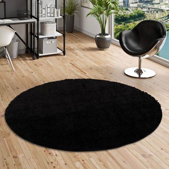 Tapis Shaggy Pergamon Casablanca Losange Gris - Poils Longs Doux 5 Tailles Disponibles