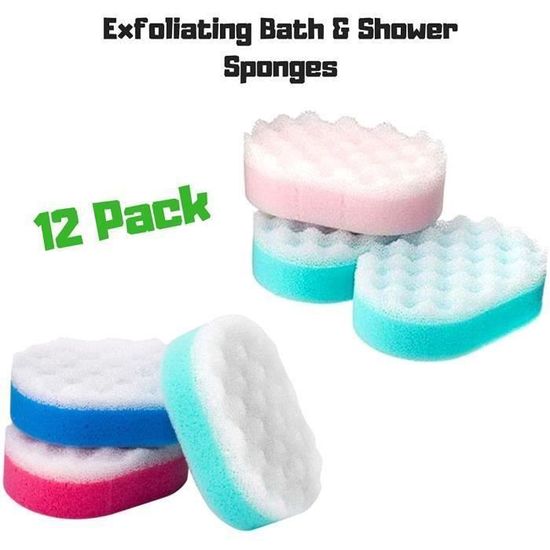 Lot De 25 éponges De Douche 60 Secondes - Voyage/Gym - PH équilibré - Neuf