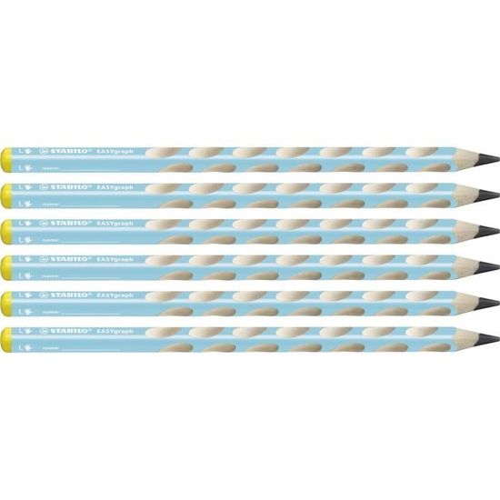 LEFRANC BOURGEOIS Baby crayons, étui de 6, ergonomiques